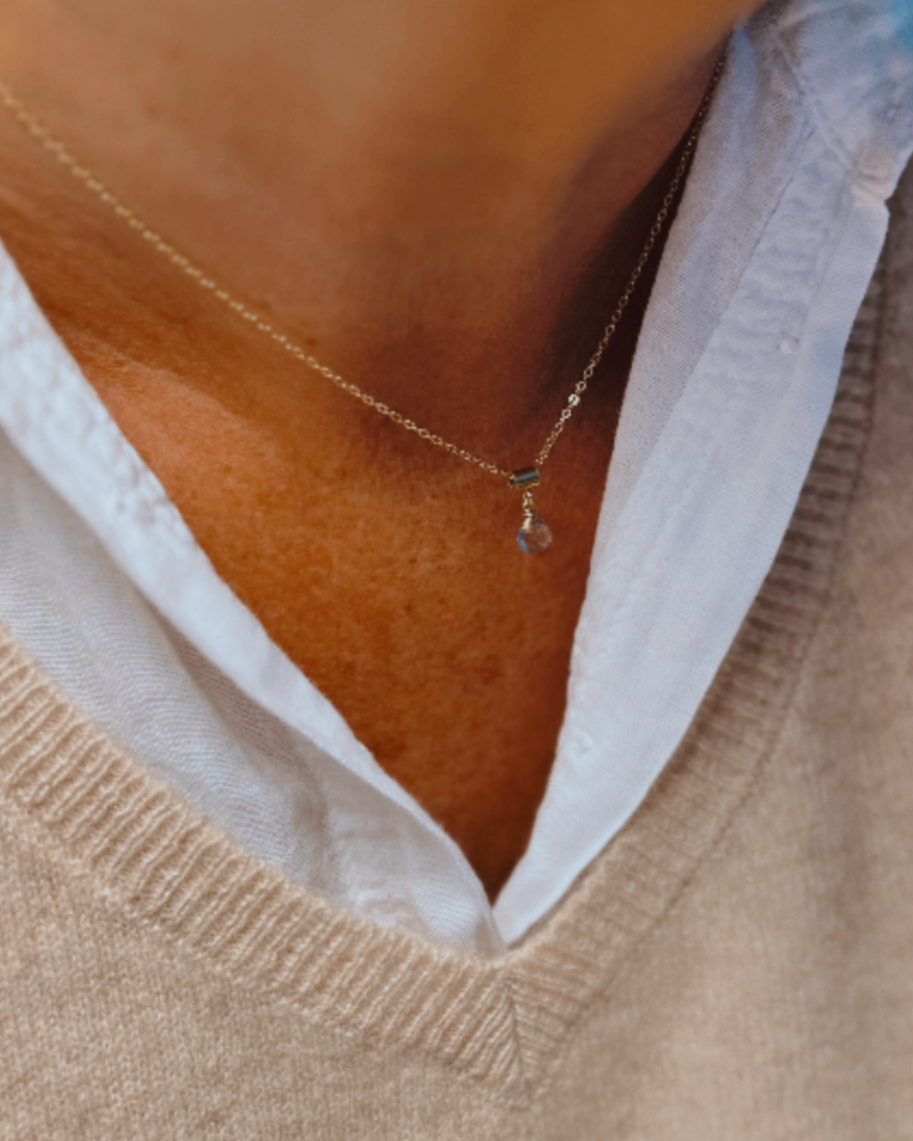 Nosy Be Aquamarine Necklace