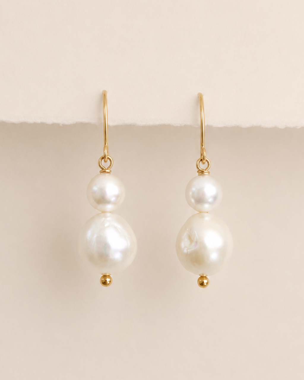 Earrings Cléo - Freshwater Pearl