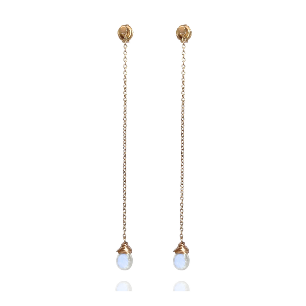 Moana Moonstone Long Drops