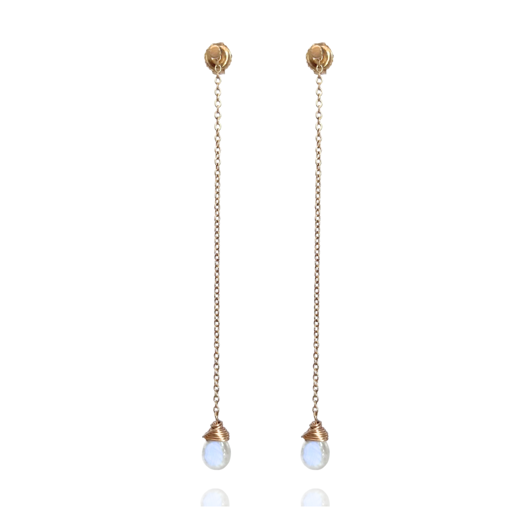 Moana Moonstone Long Drops