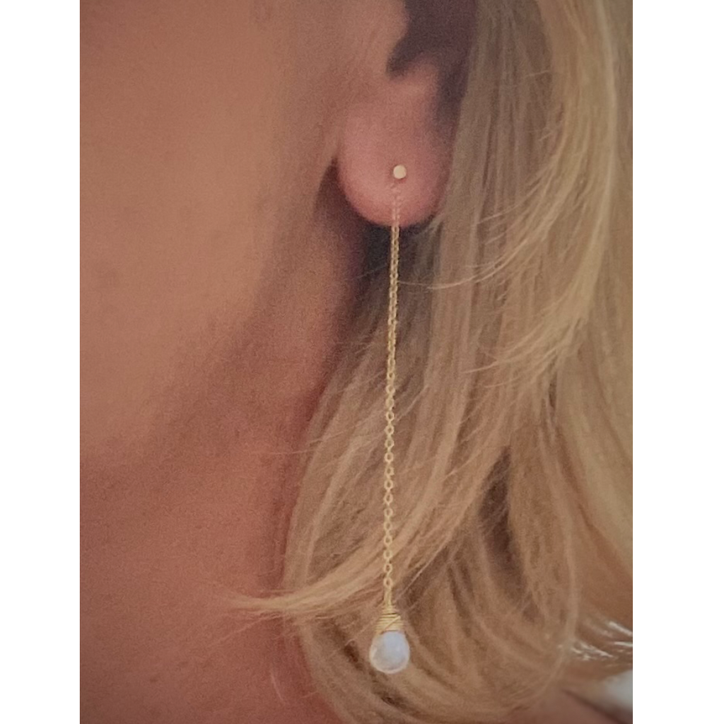Moana Moonstone Long Drops
