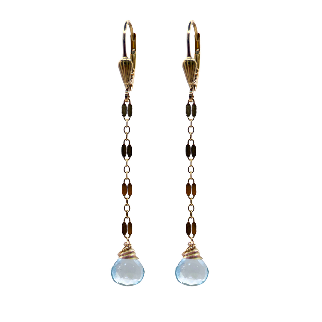 Nosy Be Aquamarine Lever-Back Sleepers