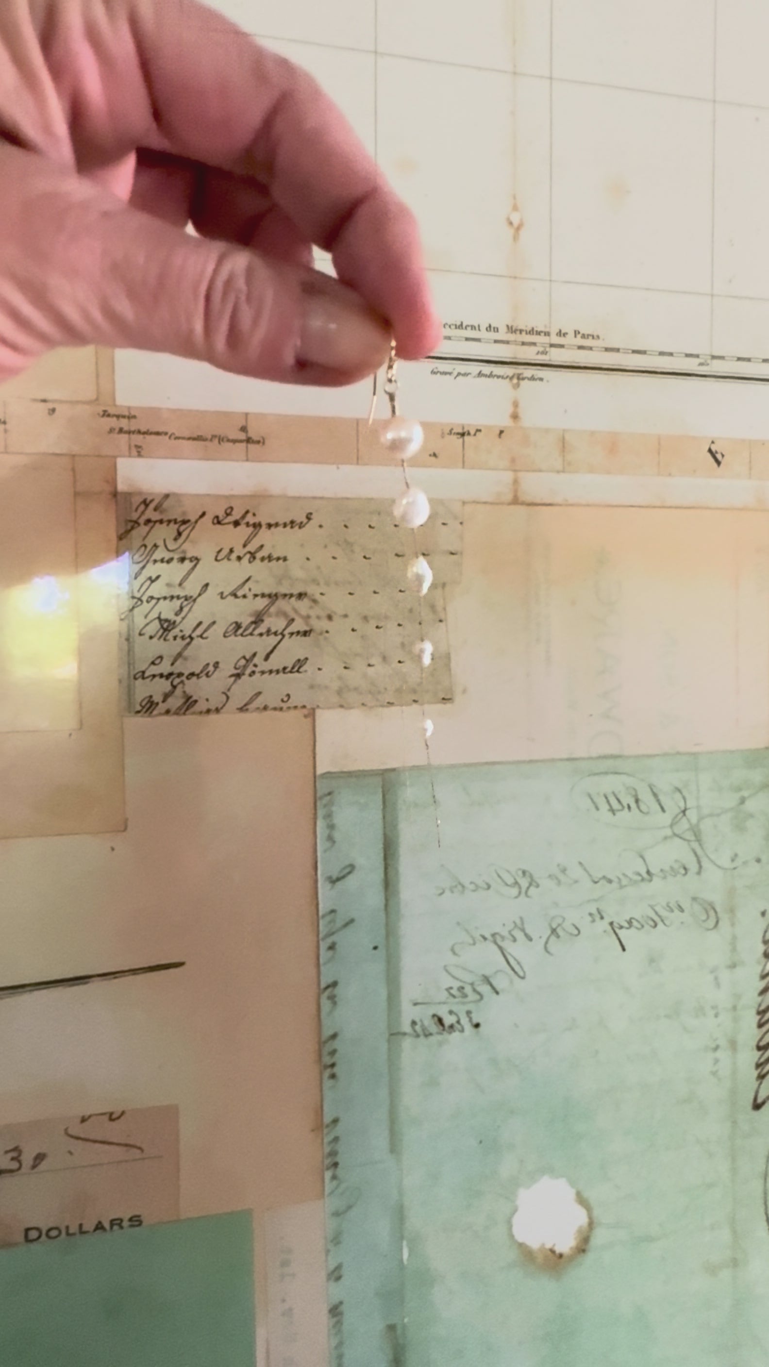 Long Baroque Freshwater Pearl Earrings – 14 K Gold-Filled