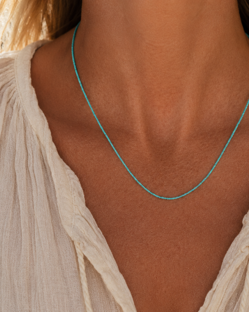 Necklace Alizé - Tiny Turquoise